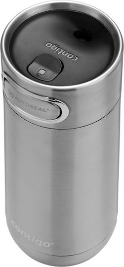 Contigo Luxe Autoseal Glass Thermos Stainless Steel BPA Free 360ml Gold with Mouthpiece