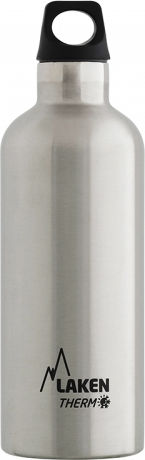 Laken Futura Thermo Narrow Mouth Ανακυκλώσιμο Μπουκάλι Θερμός Ανοξείδωτο BPA Free 500ml Ασημί