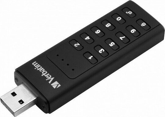 Verbatim Keypad Secure 32GB USB 3.0 Стик Черен