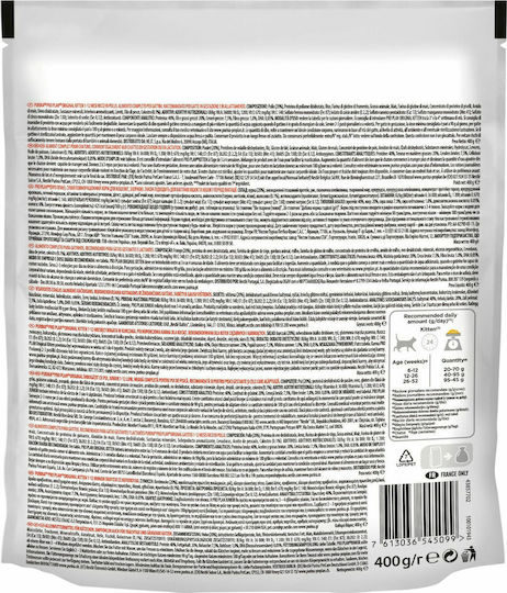 Pro Plan Kitten Healthy Start Dry Food for Young Sterilized Cats with Chicken 0.4kg