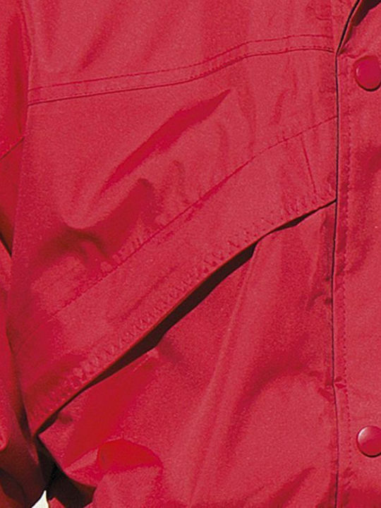 3 in 1 Winter Jacket Waterproof and Windproof Red