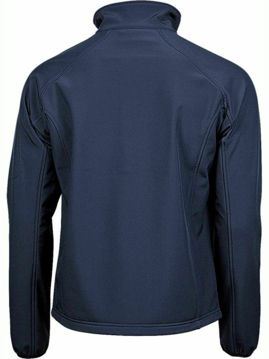 Tee Jays Men's Winter Softshell Jacket Waterproof and Windproof Navy Blue