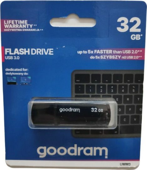 GoodRAM UME3 32GB USB 3.0 Stick Black