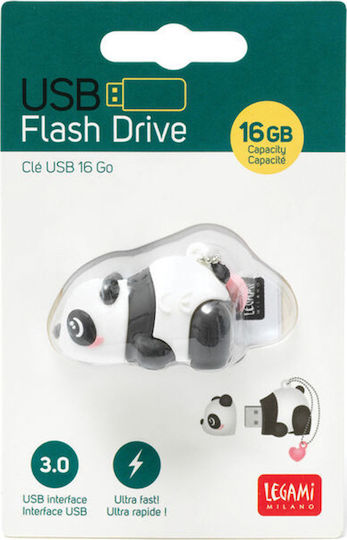 Legami Milano Panda 16ГБ USB 3.0 Стик Бял