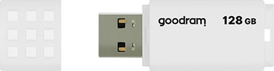 GoodRAM UME2 128GB USB 2.0 Stick Λευκό