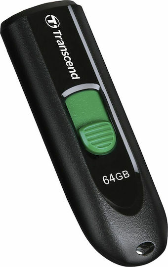 Transcend JetFlash 790C 64GB USB 3.1 Stick cu conexiune USB-C Negru