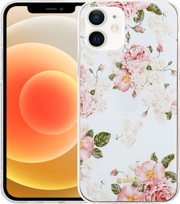 Crong Flower Coperta din spate Silicon Pattern 02 (iPhone 12 / 12 Pro) CRG-FLR-IP1261-02