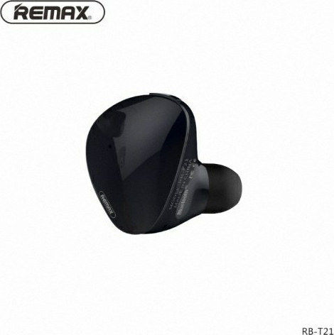 Remax RB-T21 In-ear Bluetooth Handsfree Ακουστικό Μαύρο