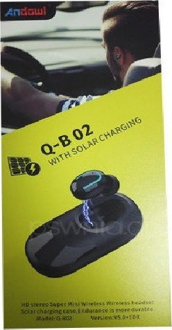 Andowl Q-B02 In ear Bluetooth хендсфри Слушалка Черен