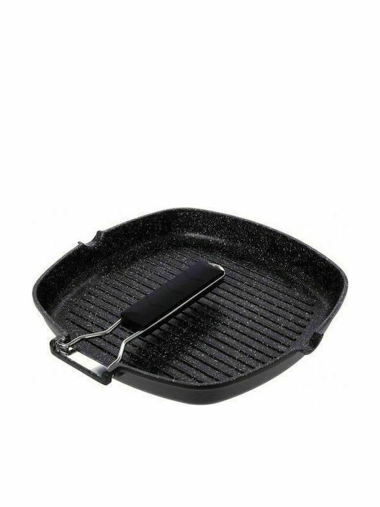 Cryspo Trio Petra Grill made of Cast Aluminum with Stone Coating 28cm