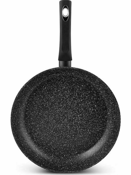 Edenberg Pan Made of Cast Aluminum with Lid with Non-Stick Coating Black 30cm