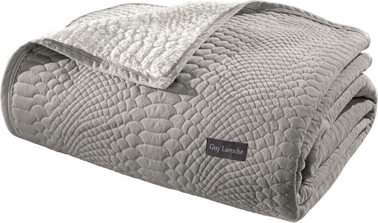 Guy Laroche Capsule Set Sherpa Blanket Double 220x240cm Vison