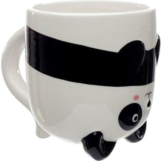 Puckator Pandarama Upside Down Κούπα Κεραμική Λευκή