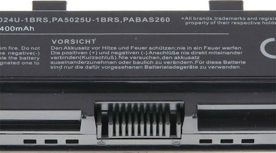 Green Cell Συμβατή Μπαταρία για Toshiba Satellite C840/C850/C850 με 4400mAh