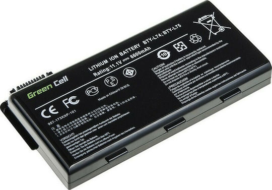 Green Cell Kompatible Batterie für MSI A6000/CR500/CR600 mit 4400mAh