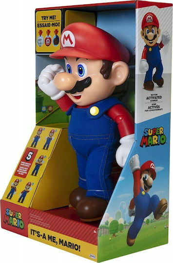 Jakks Pacific Super Mario: Mario It's-A Me! Talking Φιγούρα Δράσης 30εκ.