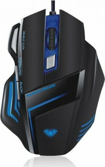 Aula Ghost Shark Expert Gaming Mouse Laser Gaming Ποντίκι Μαύρο