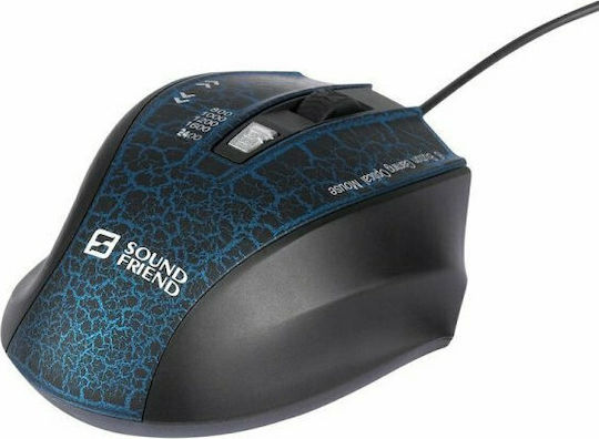 Sound Friend SF-8196 Gaming Gaming Maus Blau