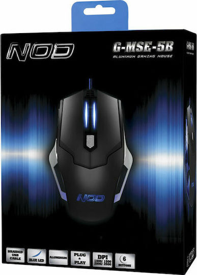 NOD G-MSE-5B Геймърска Мишка Черен
