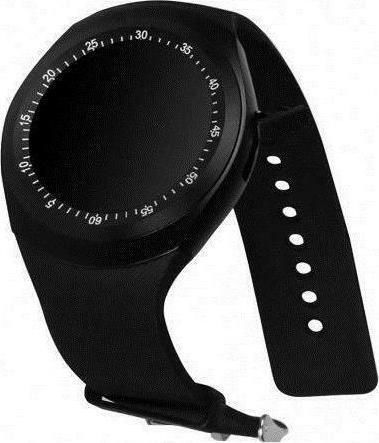 Media-Tech Round Watch GSM MT855 Stainless Steel 40mm με SIM (Μαύρο)