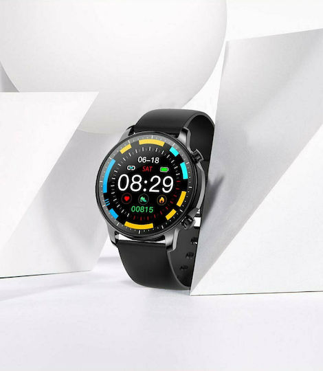 Colmi V23 Pro Smartwatch με Παλμογράφο (Μαύρο)