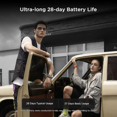 Amazfit Neo Rezistent la apă Ceas inteligent cu pulsometru (Negru)