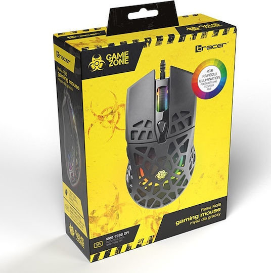 Tracer Gamezone Reika RGB Gaming Mouse 7200 DPI Black