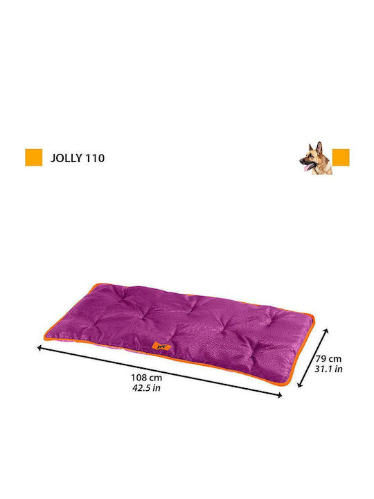Ferplast Jolly Kopfkissen für Hunde Rechteck Schwarz 110x80cm.