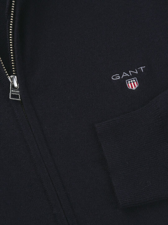 Men's Knitted Cardigan Navy Blue