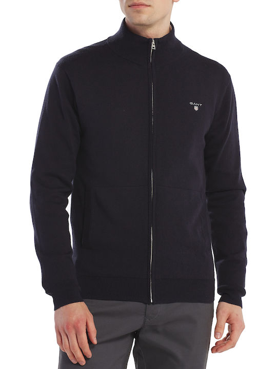 Men's Knitted Cardigan Navy Blue