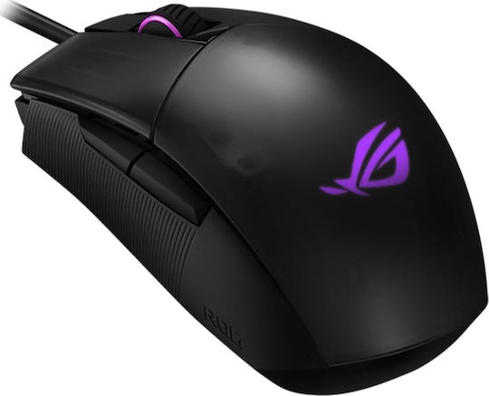 Asus ROG Strix Impact II RGB Геймърска Мишка 6200 DPI Черен