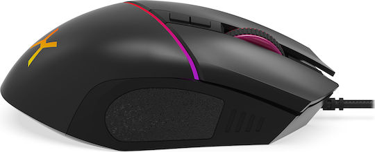Krux Fuze Mouse RGB Gaming Mouse 12000 DPI Negru