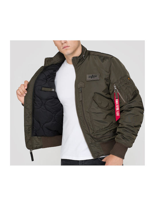 Flight Engine Winter Jacke Bomber Wasserdicht Gray