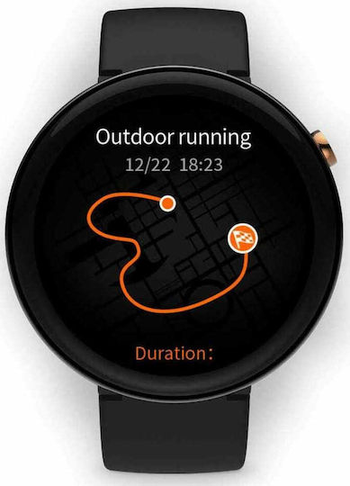 Amazfit Nexo Ceramică 36mm Smartwatch cu eSIM și Pulsometru (Negru)