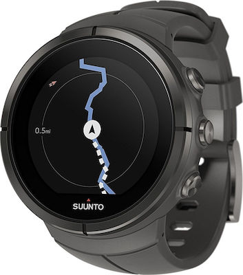 Suunto Spartan Ultra HR 50mm Smartwatch mit Pulsmesser (Schwarz)