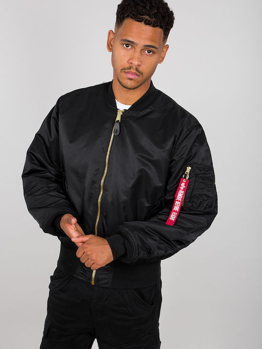 MA1 Jacket Bomber Black
