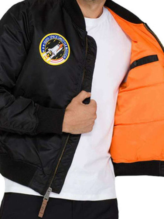 Ma-1 Vf Nasa Winter Jacket Bomber Black