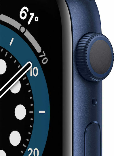 Apple Watch Series 6 Aluminium 40mm Waterproof with Heart Rate Monitor (Blue)