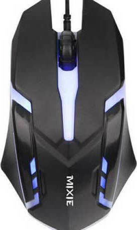 Mixie X3 Gaming Gaming Maus Schwarz