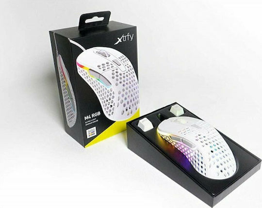 Xtrfy M4 RGB Gaming Ποντίκι 16000 DPI White