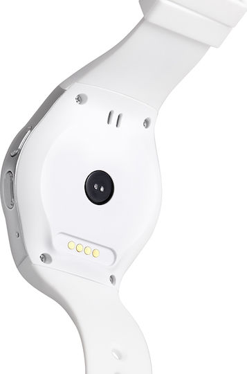 Kingwear KW18 Smartwatch with SIM and Heart Rate Monitor (White)
