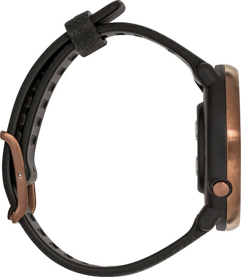 Polar Ignite 43mm Αδιάβροχο Smartwatch με Παλμογράφο (Copper Silicone)