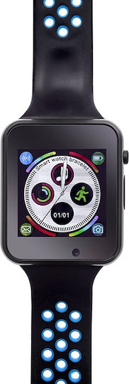 C5 Smartwatch cu SIM (Albastru)