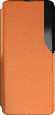 Ancus Synthetic Leather Book Orange (iPhone 13)