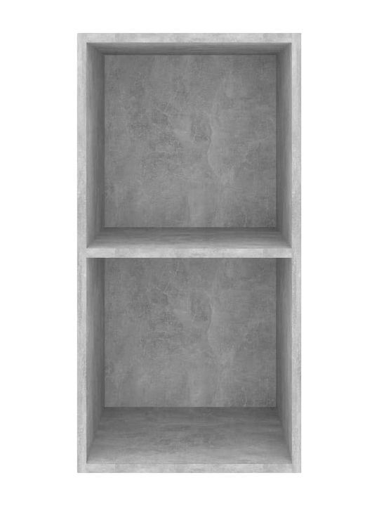 Grey Wall Shelf 37x37x72cm