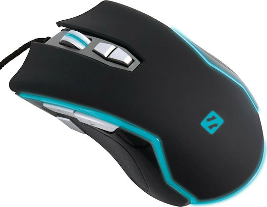 Sandberg Xterminator Mouse RGB Gaming Ποντίκι 10000 DPI Μαύρο