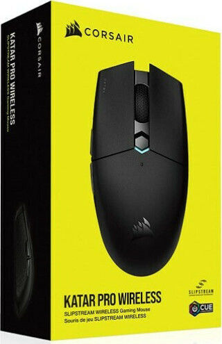 Corsair Katar Pro Wireless Безжична RGB Геймърска Мишка 10000 DPI Черен