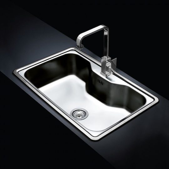 Fortinox Arena 22060 Ένθετος Inox Σατινέ Μ60xΠ50cm Ασημί