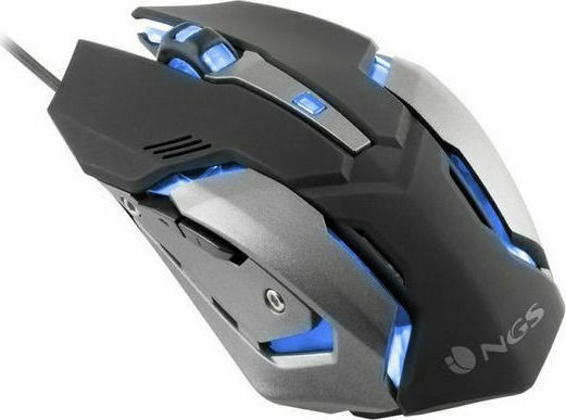 NGS GMX-100 RGB Gaming Mouse Black