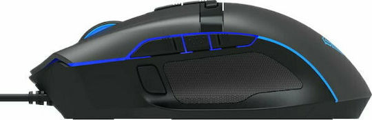 Aula Wind F808 RGB Gaming Ποντίκι 4200 DPI Μαύρο